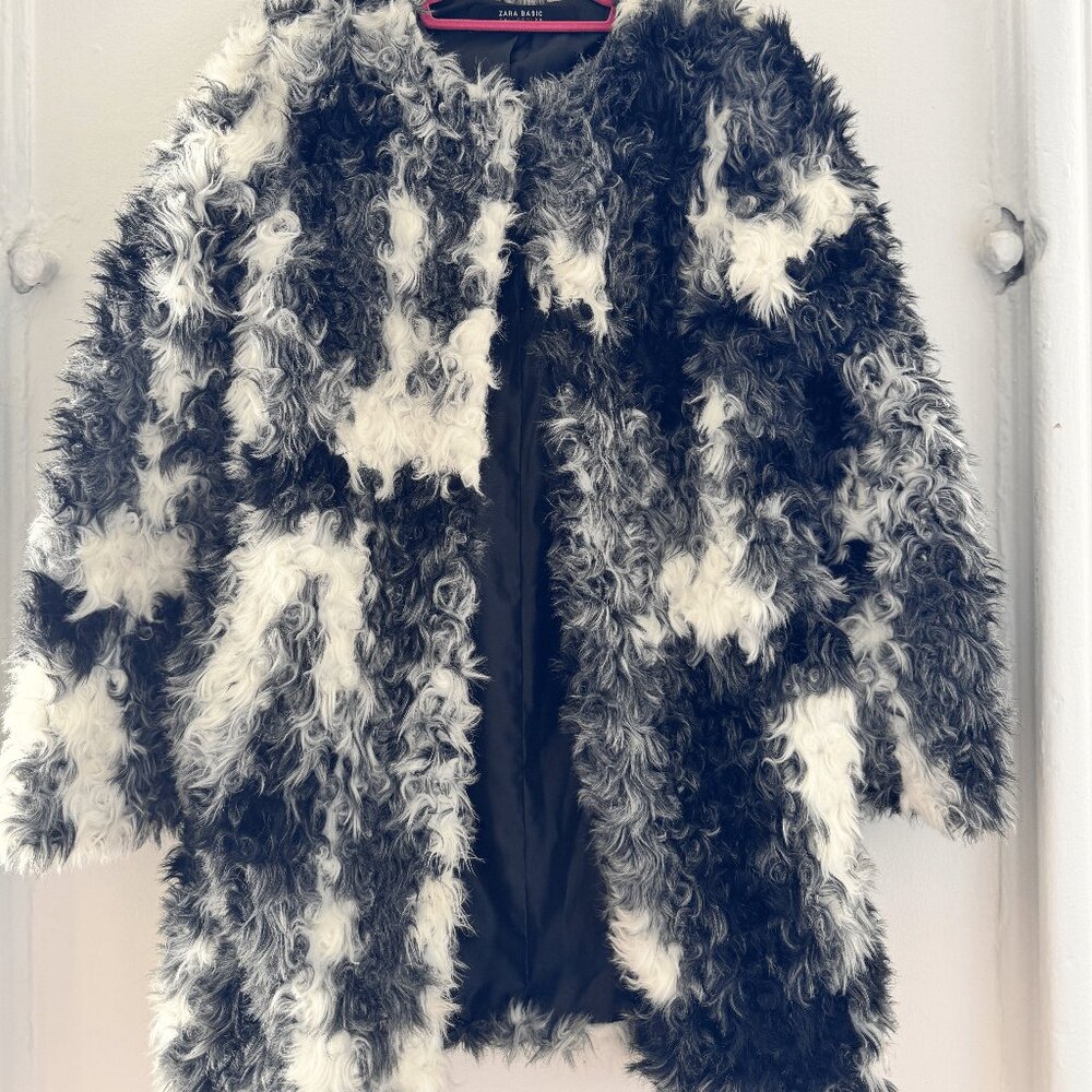 Zara faux fur jacket